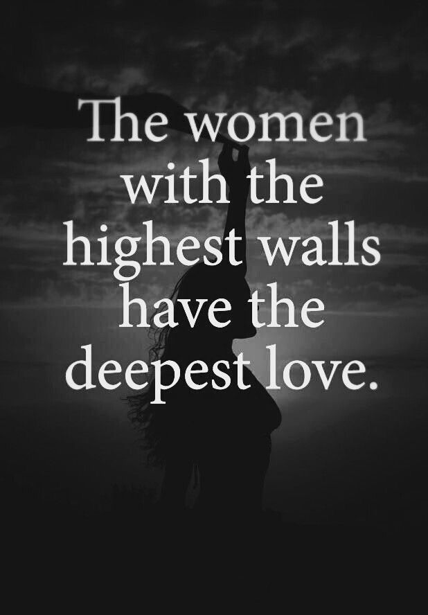 I Have Built Walls So High Because The Pain is Unb...